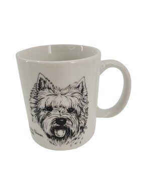 Vintage West Highland Terrier Dog Cindy Farmer Rosalinde 1985 Coffee Mug Cup